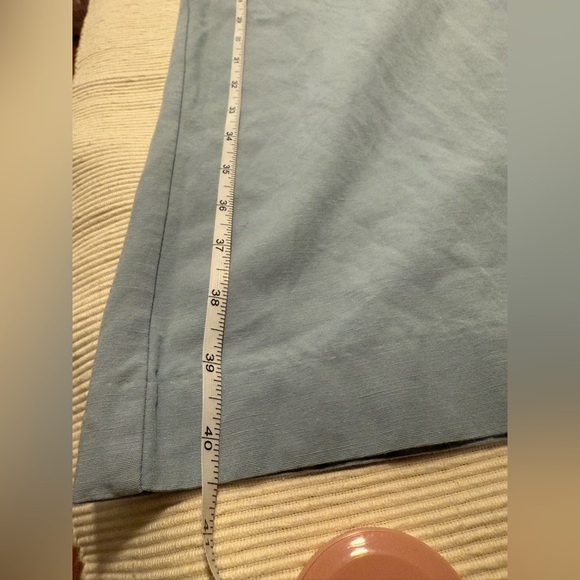 Zara Wide Leg Pants in Light Blue - Picture 6 of 8